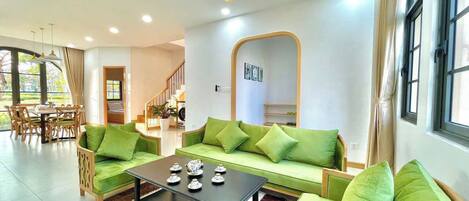 65-tommers smart-tv med digitale kanaler, bøger