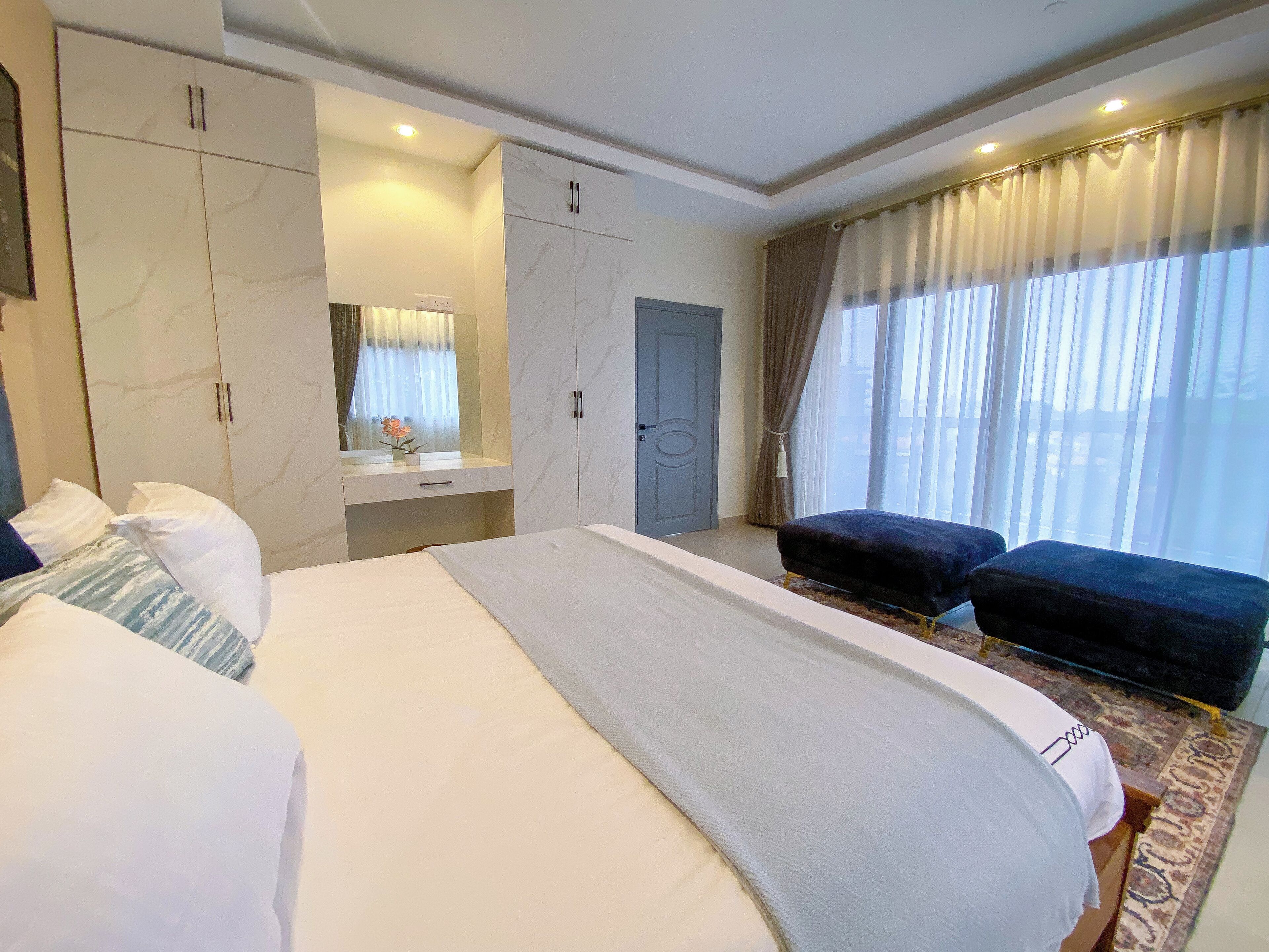 1 chambre, fer et planche à repasser, Wi-Fi gratuit, draps fournis