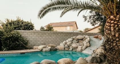 Spacious 4BDRM with a Stunning Pool+Game Room and Firepit