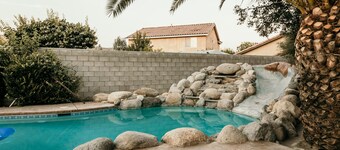 Spacious 4BDRM with a Stunning Pool+Game Room and Firepit