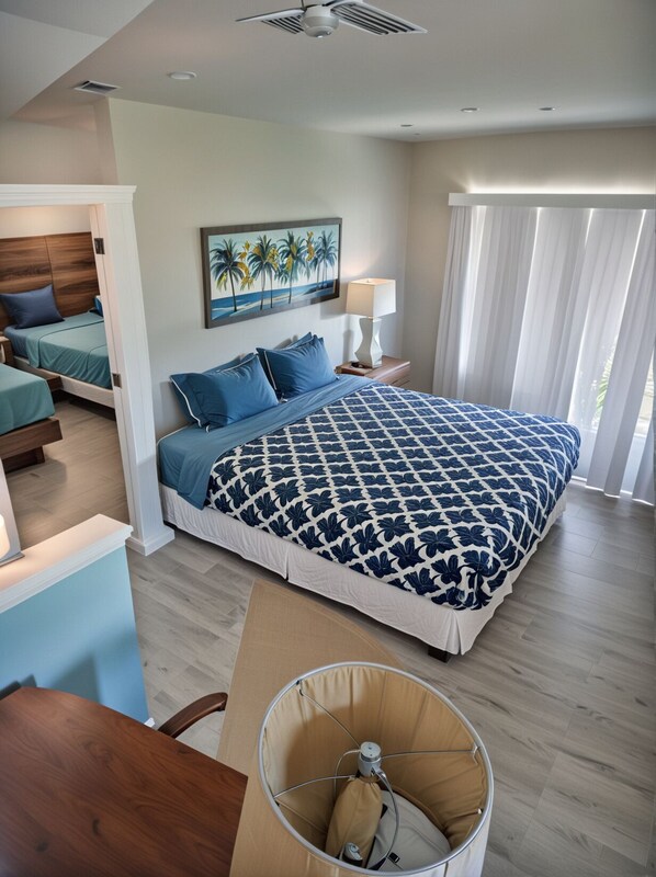 4 bedrooms, iron/ironing board, free WiFi, bed sheets