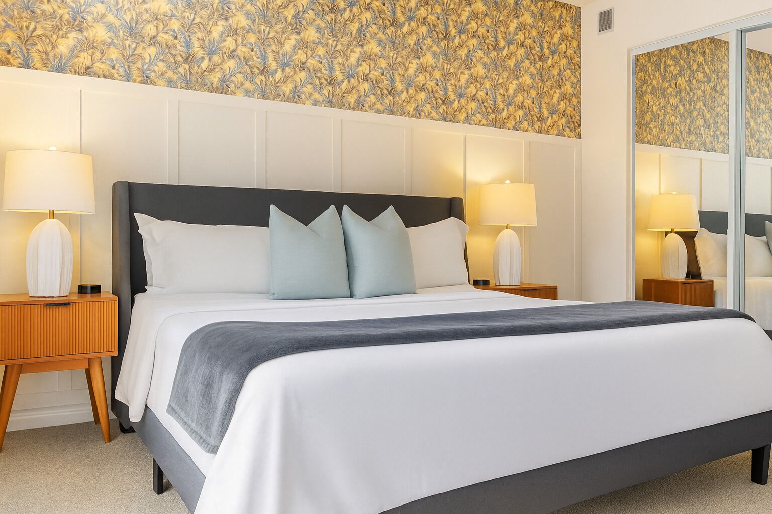 1 soverom, skrivebord, strykejern/-brett og wi-fi (inkludert)