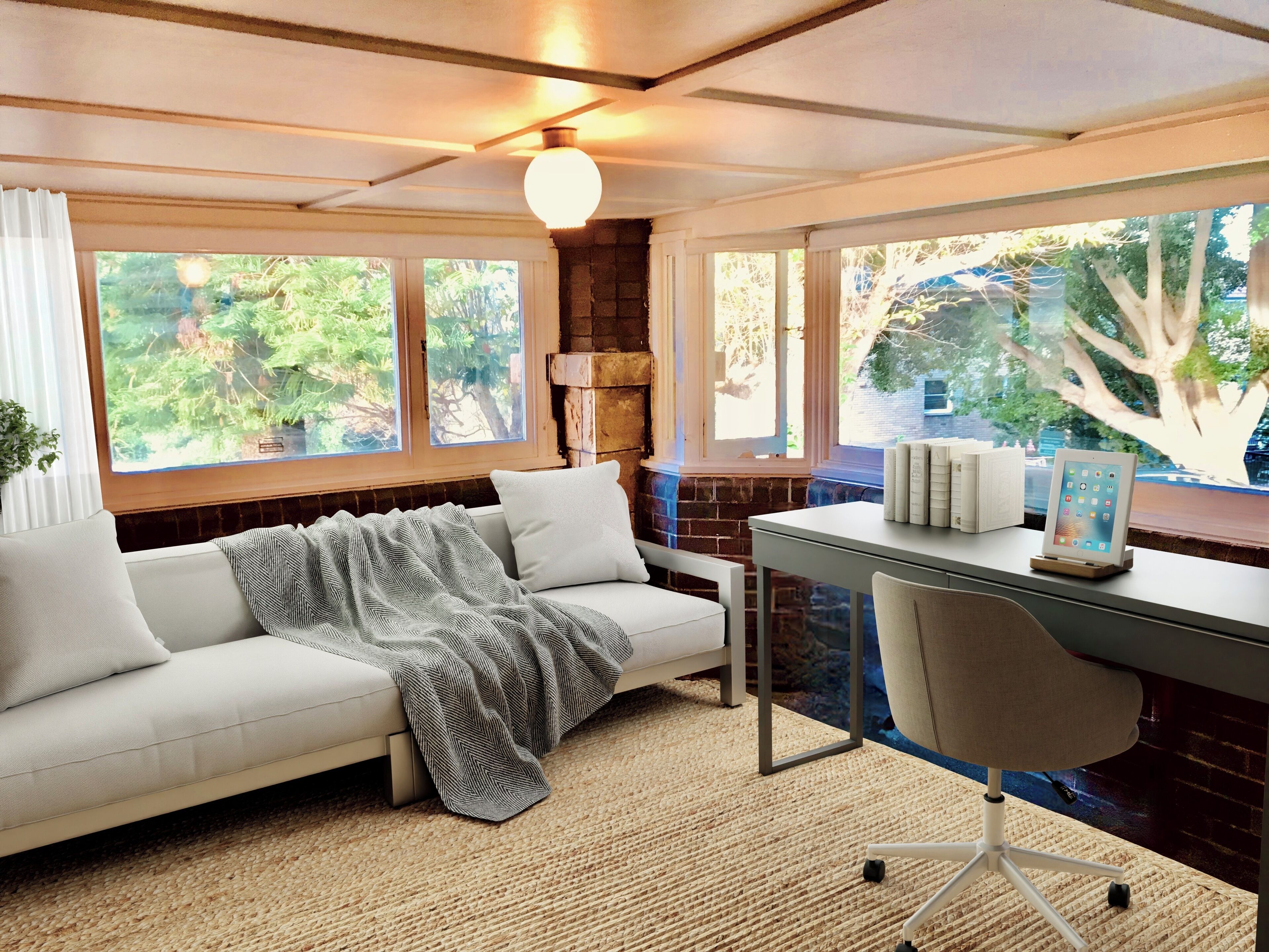 Smart TV, ping pong, books