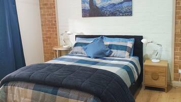 1 bedroom, iron/ironing board, free WiFi, bed sheets