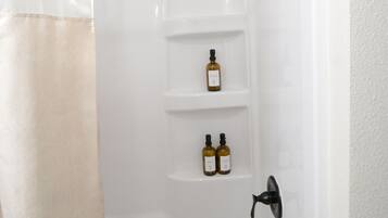 Towels, soap, toilet paper