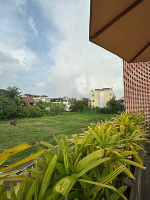 Blick von der Unterkunft