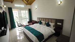 Desk, laptop workspace, free WiFi - Kalptaru The Kumaon Retreat  (Sukha)