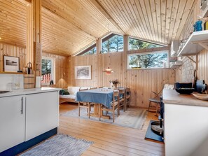 Televisión y chimenea 