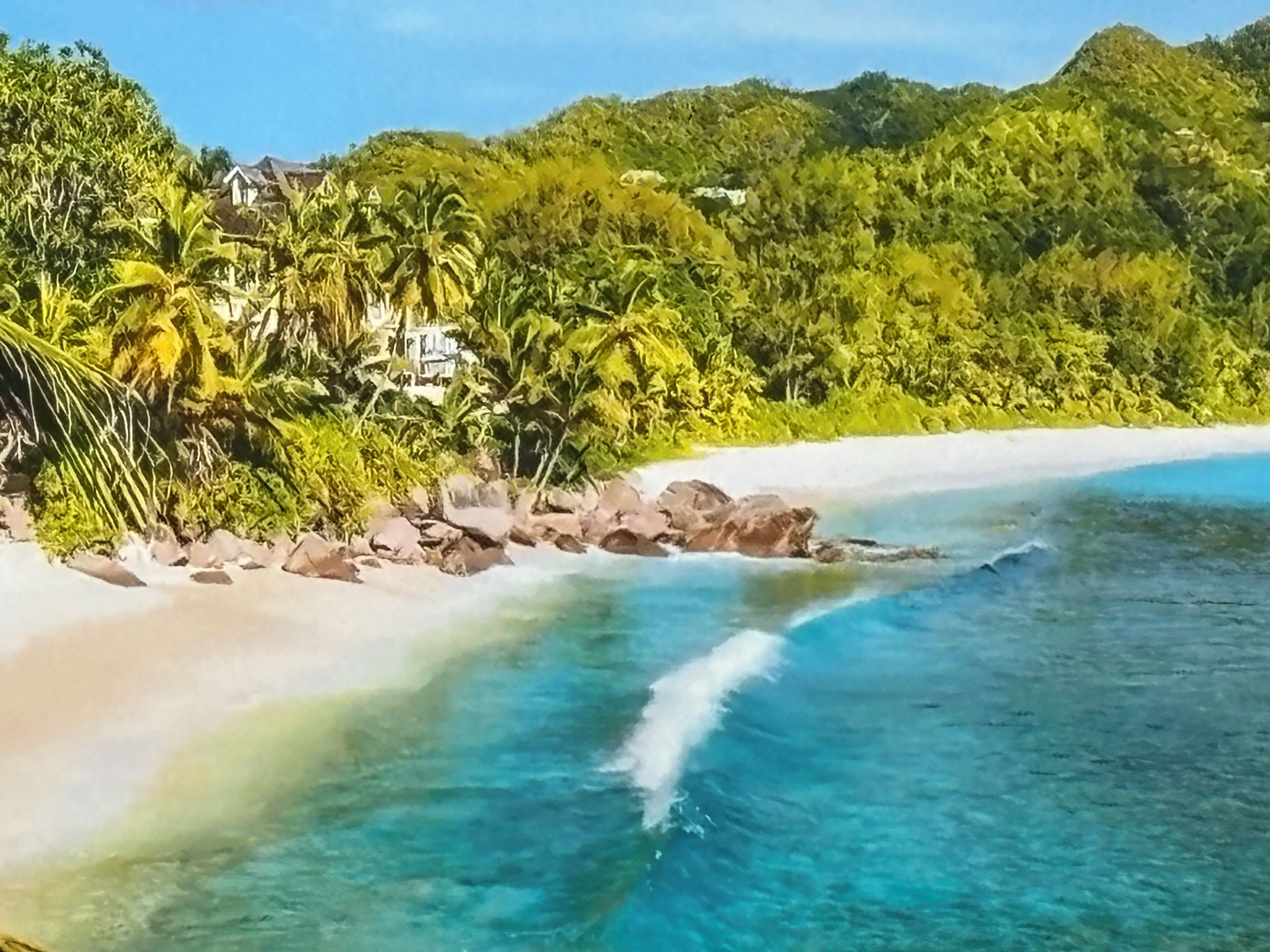 Chaises longues, serviettes de plage