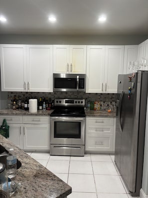 Microwave, oven, stovetop