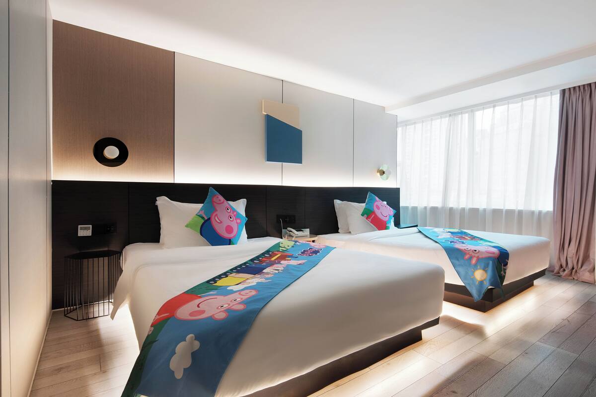 Chambre Signature avec lits jumeaux, vue ville