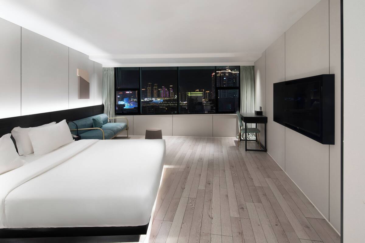 Chambre Simple Affaires, vue ville