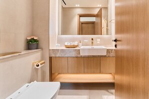 Hair dryer - Modern 2BR Retreat in JVC w/ Private Pool Balcony (Dubai)