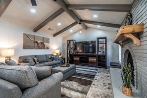 TV, books, offices