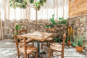 Signature Apartment, 1 Bedroom, Patio, Courtyard View | Garden view - Morpheas Residence (Kos)