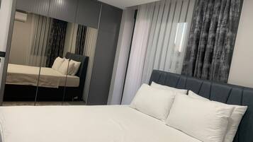 2 soverom, strykejern/-brett, wi-fi (inkludert) og sengetøy