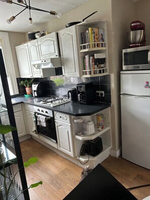 Microwave, oven, stovetop