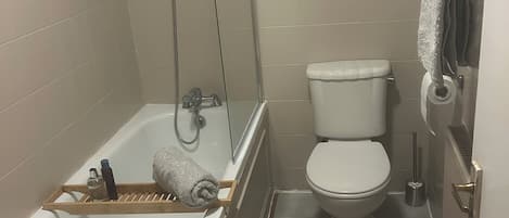 ヘアドライヤー、タオル、トイレットペーパー