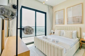 Premium Apartment, Balcony, City View | In-room safe, blackout drapes, soundproofing, free WiFi