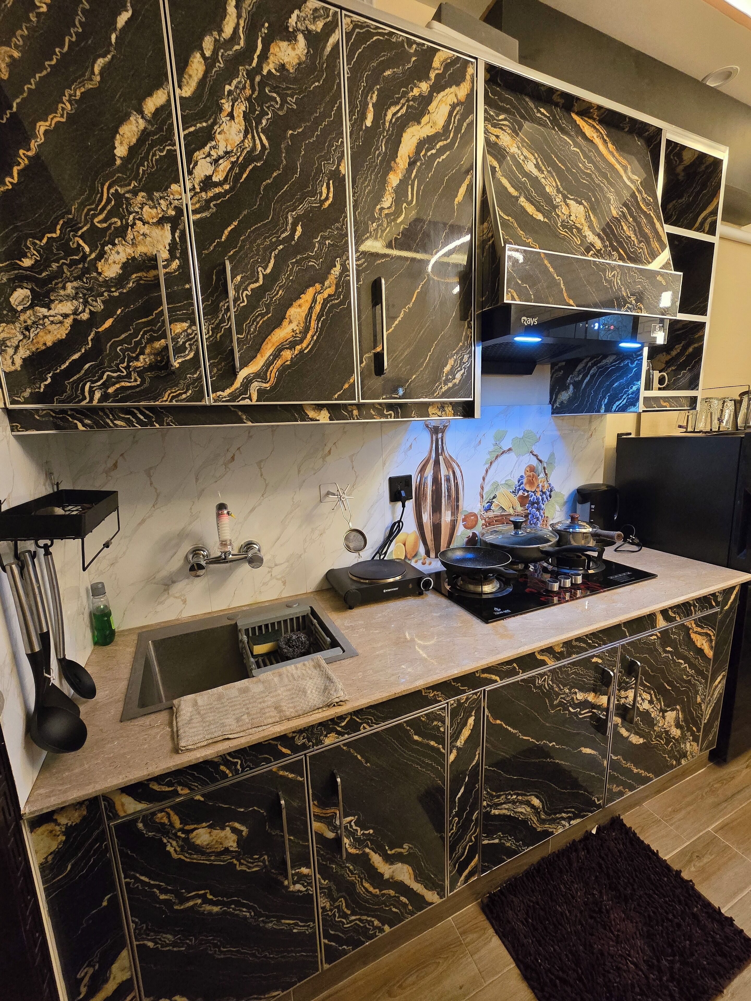 Micro-ondes, plaque de cuisson