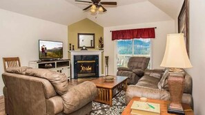 TV connectée, cheminée