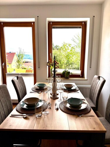 Ferienwohnung auf dem Berg Schloßberg mit schöner Aussicht Haustierfreundlich