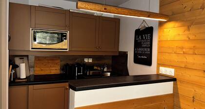 2-room apartment, sleeps 4/5, at the foot of the slopes, close to shops and activities