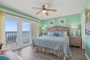 2 bedrooms, iron/ironing board, WiFi, bed sheets - 607-Beachfront 2BR Condo w/ Balcony, Pool & Gulf Views – Sleeps 8 (Panama City Beach)