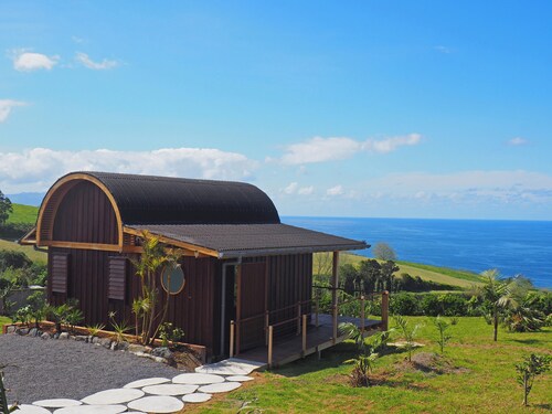 Peaceful Designer Cabin Retreat with Ocean Views