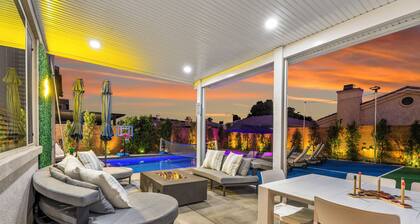 Oh La la Coachella, Pool, Spa, BBQ, Games, Sleeps 23