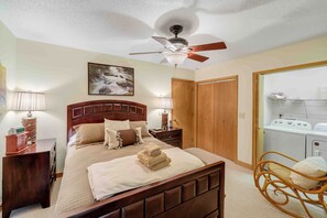 4 slaapkamers, een strijkplank/strijkijzer, gratis wifi