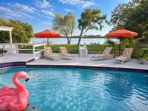 Outdoor pool, a heated pool - Lakefront retreat - Heated Pool - 8 miles to Clearwater beach (Clearwater)
