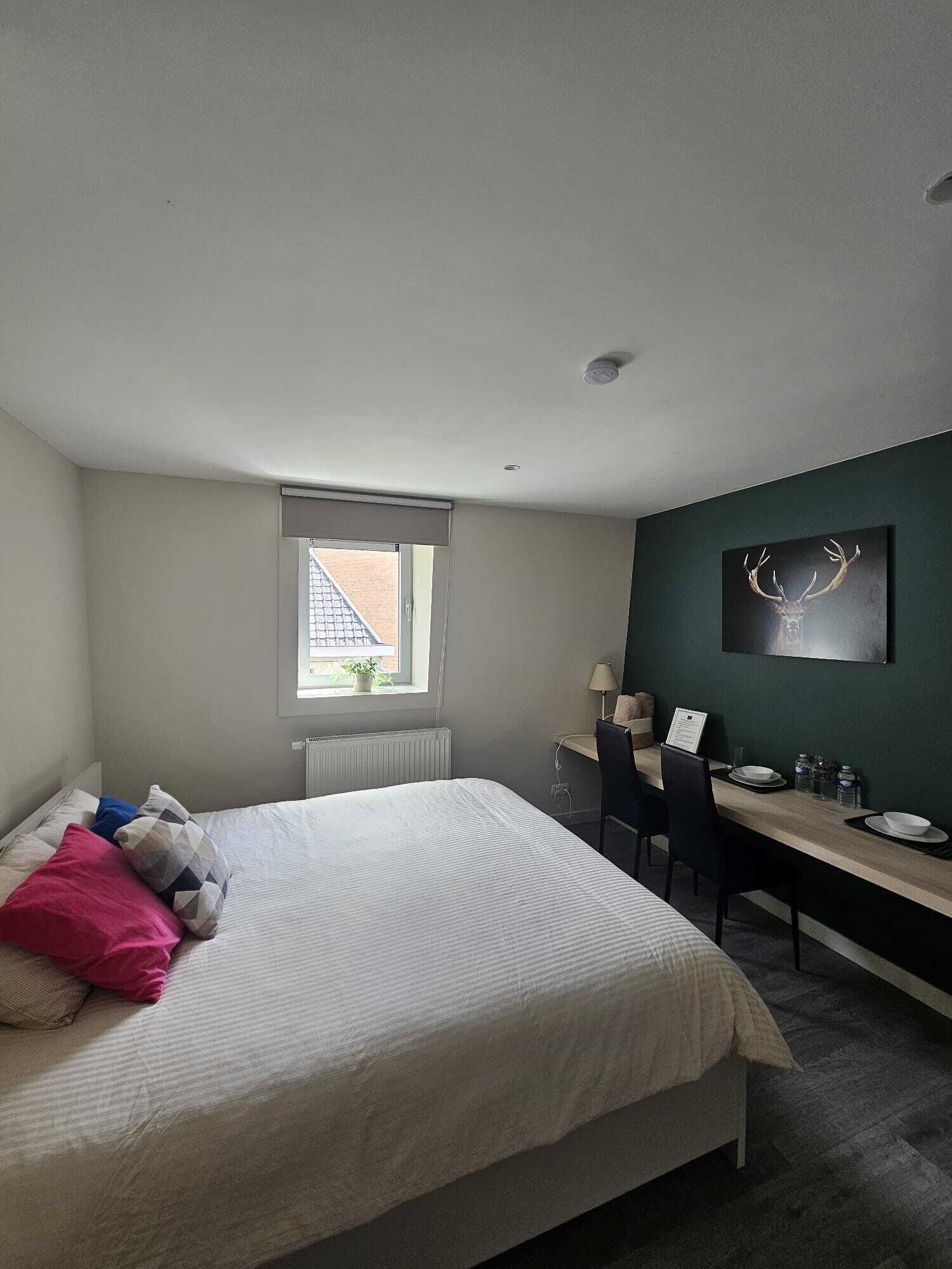 1 室のベッドルーム、アイロン / アイロン台、インターネット、ベッドシーツ