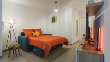 2 dormitorios, tabla de planchar con plancha, wifi gratis y ropa de cama