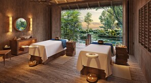 Body treatments, aromatherapy, deep-tissue massages, Swedish massages