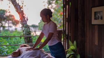 Body treatments, aromatherapy, deep-tissue massages, Swedish massages