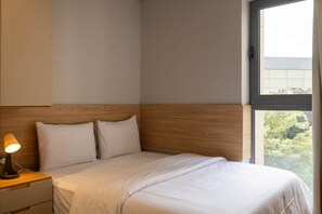 1 slaapkamer, een strijkplank/strijkijzer, wifi, beddengoed