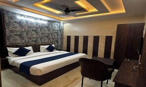 Deluxe tweepersoonskamer | Luxe beddengoed, bedden met traagschuimmatrassen, geluiddichte muren