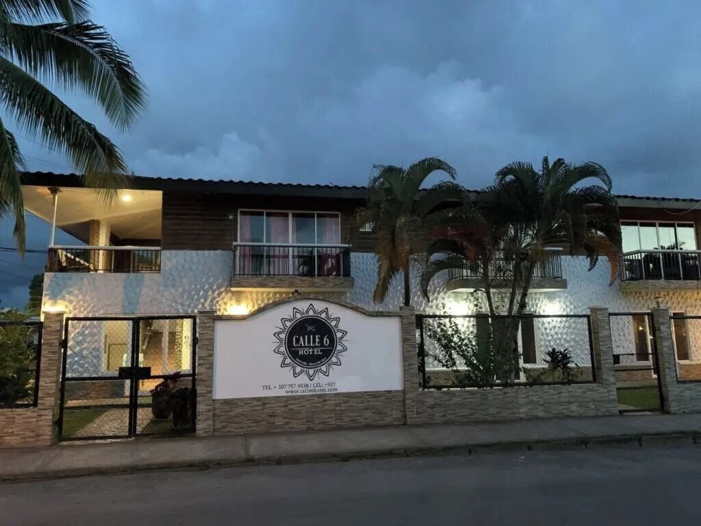 Front of property – evening/night