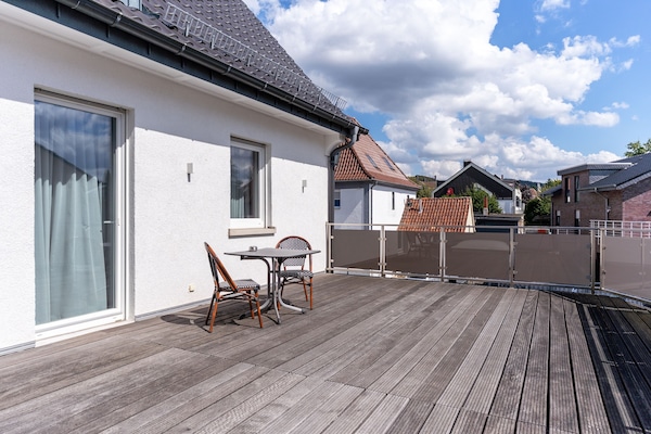 Executive Double Room, City View | Terrace/patio