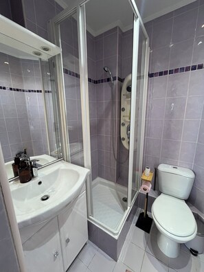 Haartrockner, Handtücher, Seife