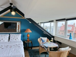 1 室のベッドルーム、アイロン / アイロン台、WiFi、ベッドシーツ