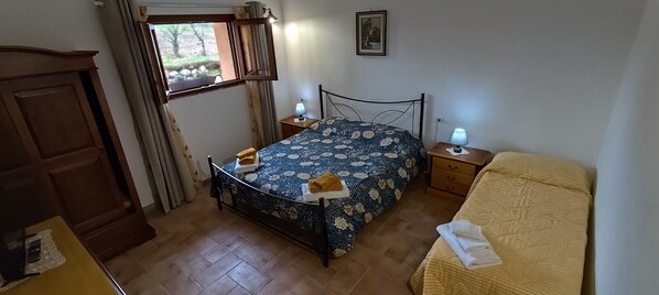 1 bedroom, travel crib, free WiFi, bed sheets