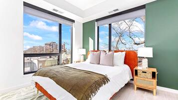 1 bedroom, iron/ironing board, internet, bed sheets