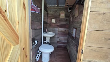 Towels, soap, toilet paper