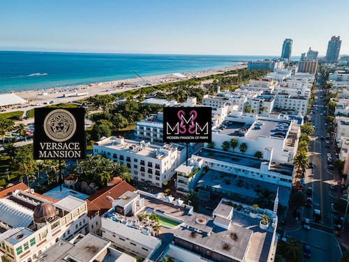 Modern Mansion of Miami- Sleeps 9- Versace Mansion Neighbor {Floor 1}