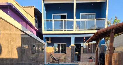 Simple house with swimming pool