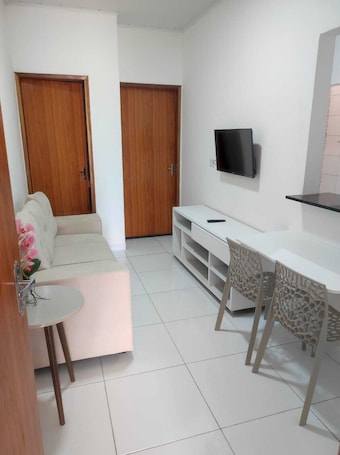 Living area. Apartamento kitnet K.A