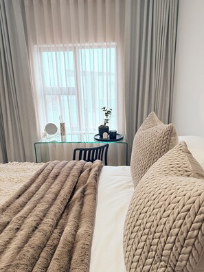 1 soverom, strykejern/-brett, wi-fi og sengetøy