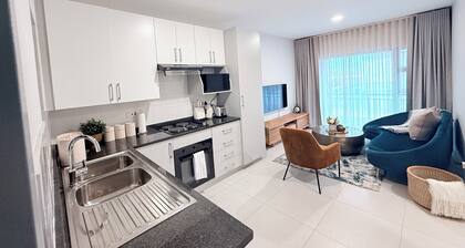 Urban Bleu | Stylish 1-Bed Apartment in Gaborone, Perfect for Business & Leisure